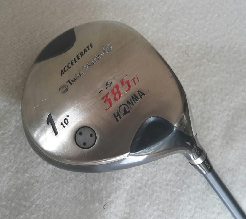 Honma Driver Twin Marks 385Ti Loft 10° Schaft ACCELERATE FORCE Flex S (15)